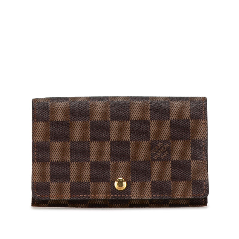 Louis Vuitton Porte Monnaie Billets Tresor Wallet Canvas Long Wallet N61730 in Good condition