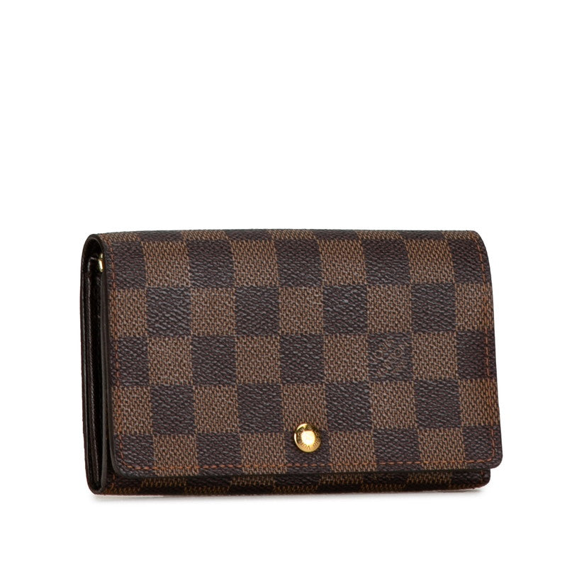 Louis Vuitton Porte Monnaie Billets Tresor Wallet Canvas Long Wallet N61730 in Good condition