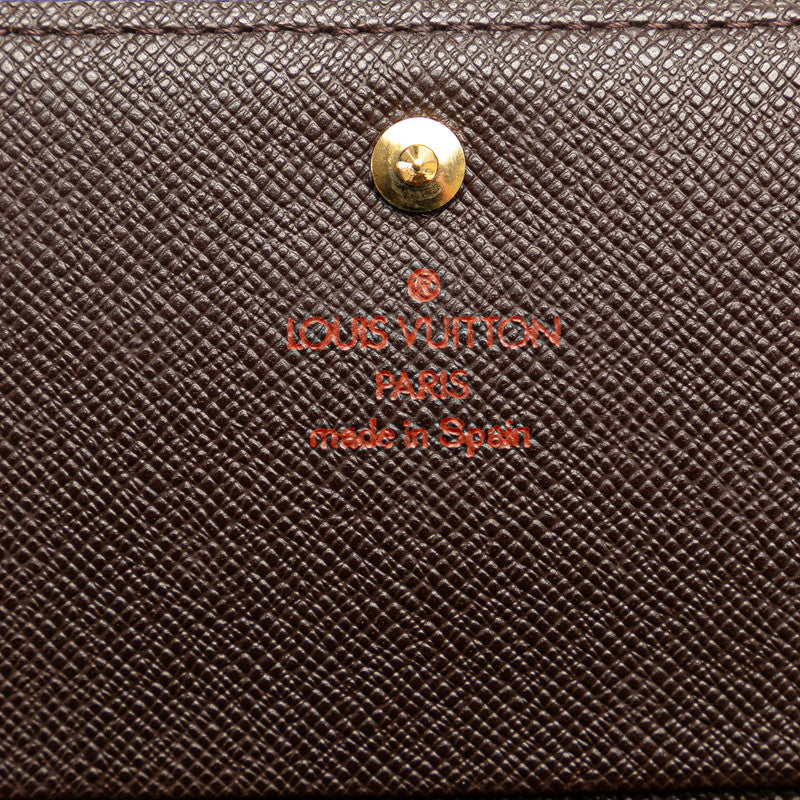 Louis Vuitton Porte Monnaie Billets Tresor Wallet Canvas Long Wallet N61730 in Good condition