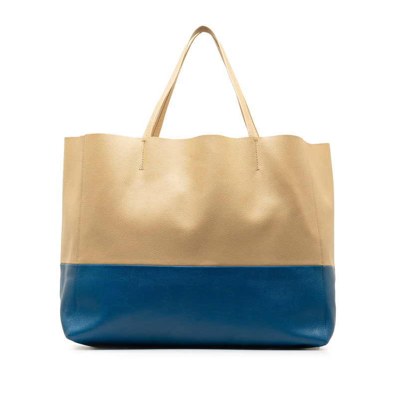 Cabas Horizontal Bicolor Tote Bag