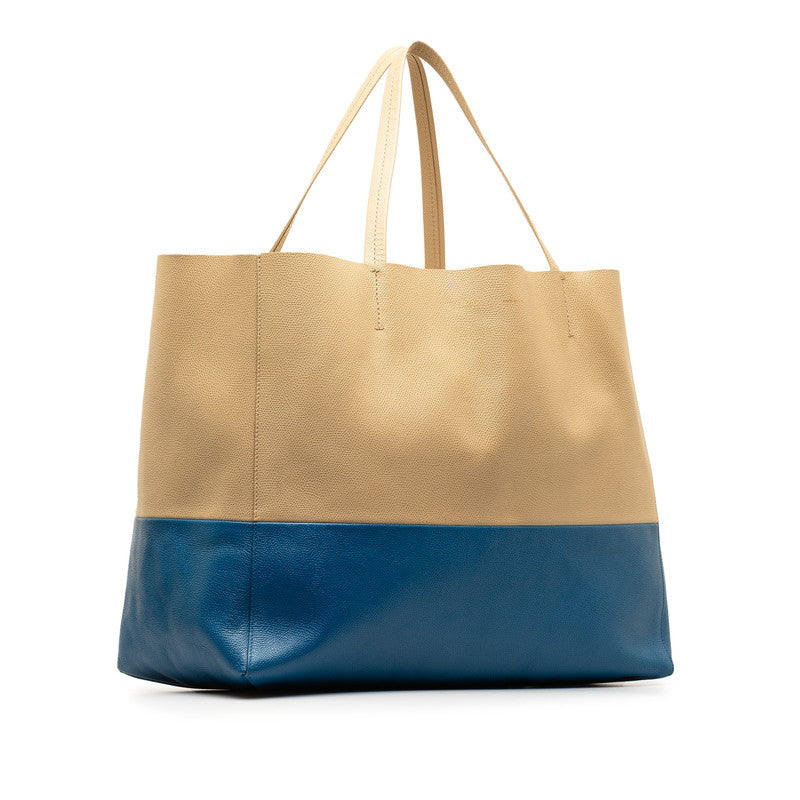 Cabas Horizontal Bicolor Tote Bag