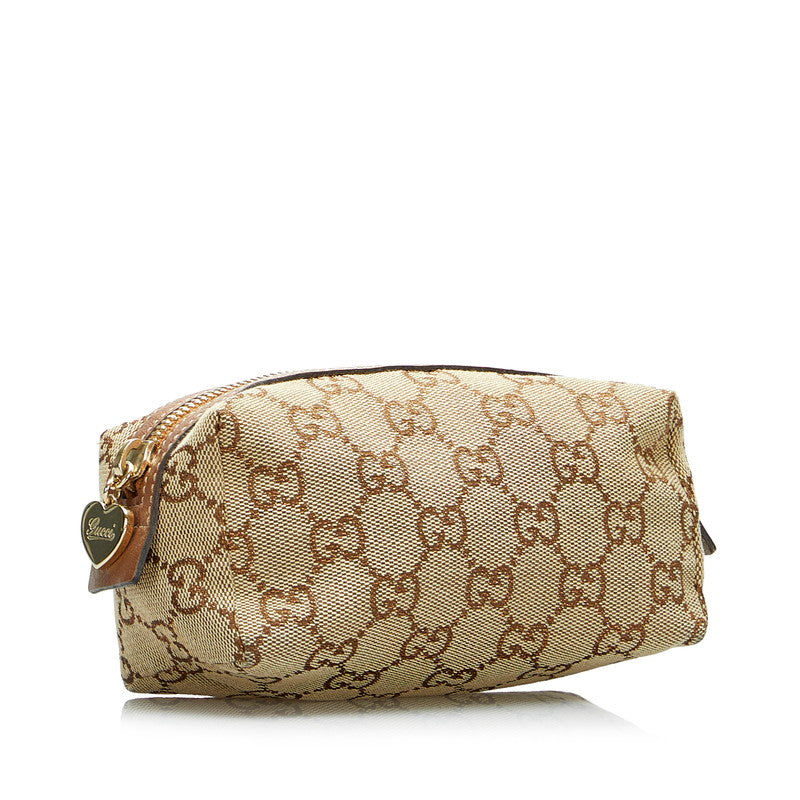 GG Canvas Vanity Pouch 153228