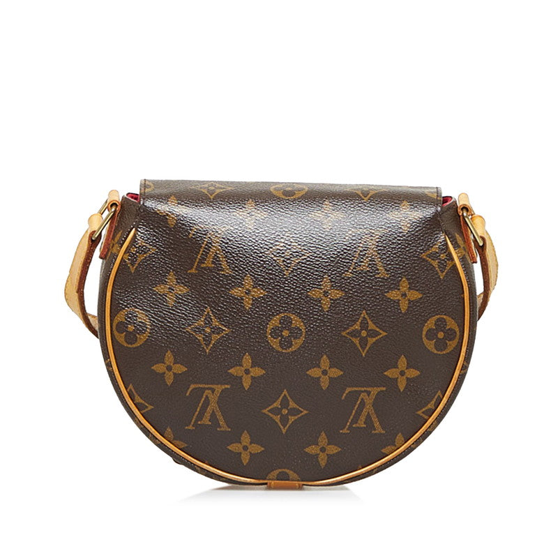 LOUIS VUITTON Tambourin Monogram Canvas Brown Shoulder Crossbody Bag M51179