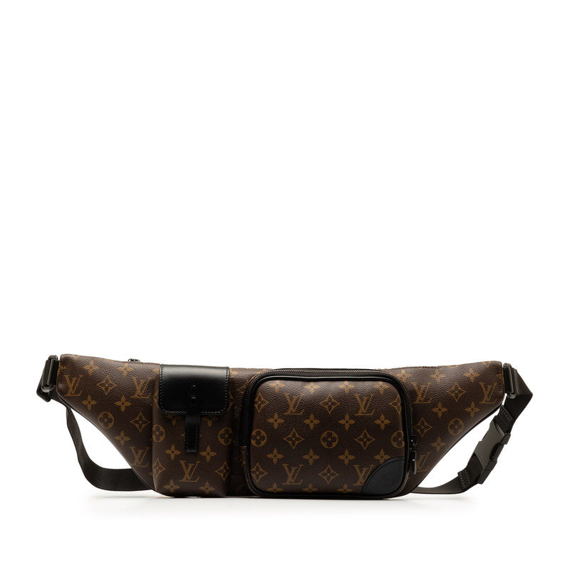 Louis Vuitton Monogram Macassar Christopher Bum Bag Canvas Belt Bag M45337 in Excellent condition