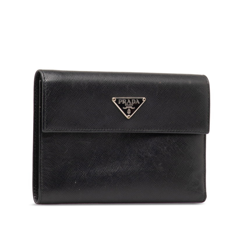 Saffiano Leather Trifold Wallet