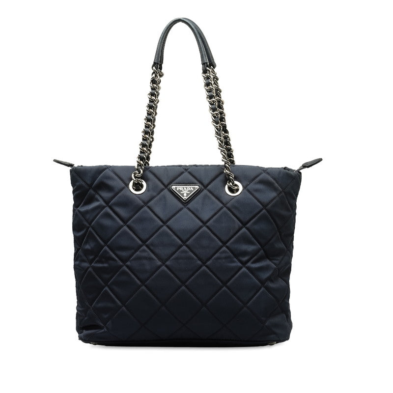 Prada Tessuto Quilted Tote Bag  Canvas Tote Bag in Excellent condition