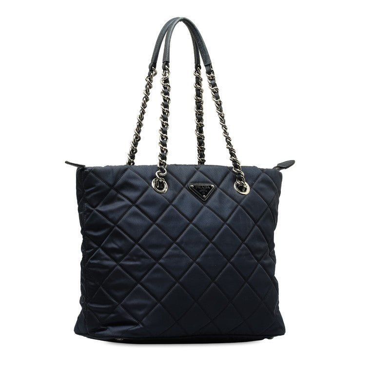 Prada Tessuto Quilted Tote Bag  Canvas Tote Bag in Excellent condition
