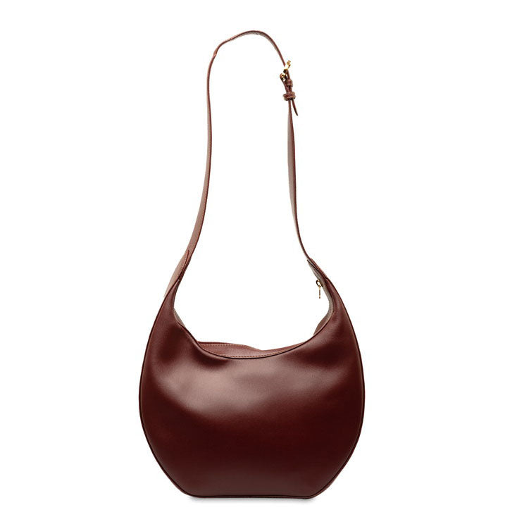 Cartier Leather Crescent Hobo Shoulder Bag  Leather Shoulder Bag in Good condition