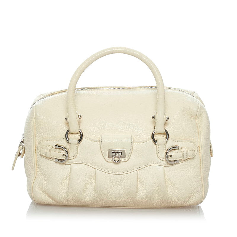 Gancini Leather Handbag EE-2 6878