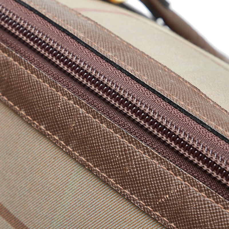 Plaid Canvas Travel Bag