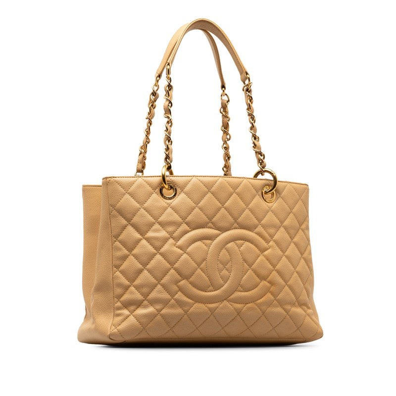Quilted Caviar Grand Shopping Tote