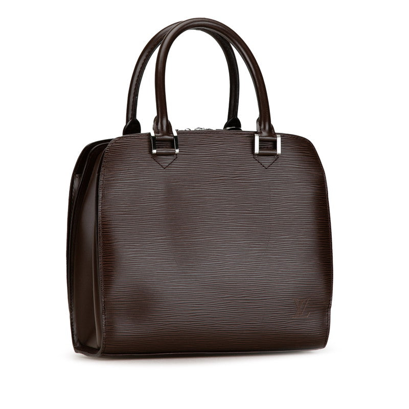 Louis Vuitton Pont Neuf Leather Handbag M5205D in Good condition
