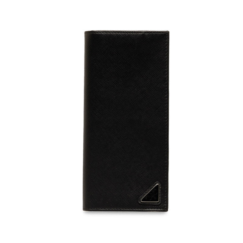 Prada Saffiano Logo Long Wallet Leather Long Wallet 2MV836 in Excellent condition