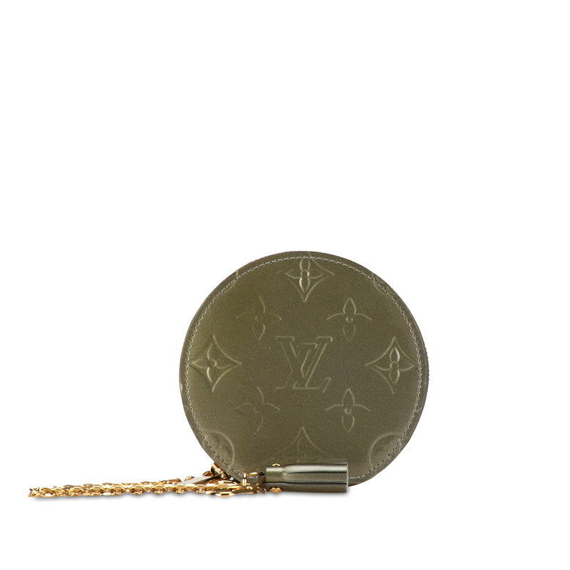Louis Vuitton Monogram Vernis Coin Case Leather Coin Case M91415 in Good condition