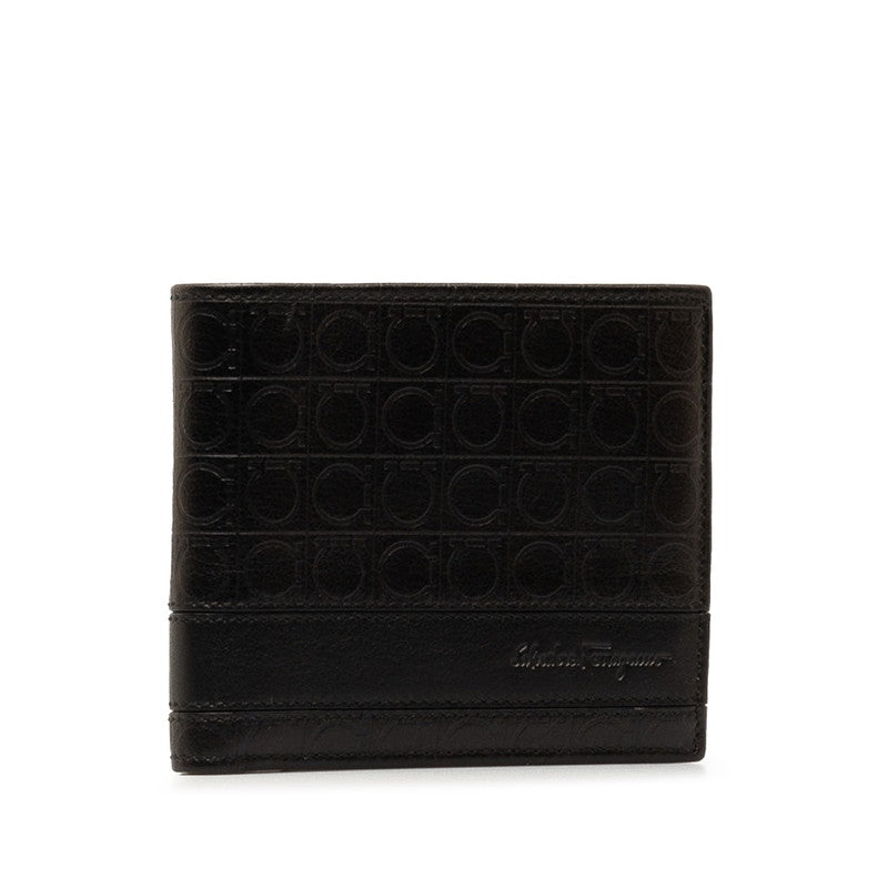Gancini Leather Bifold Wallet