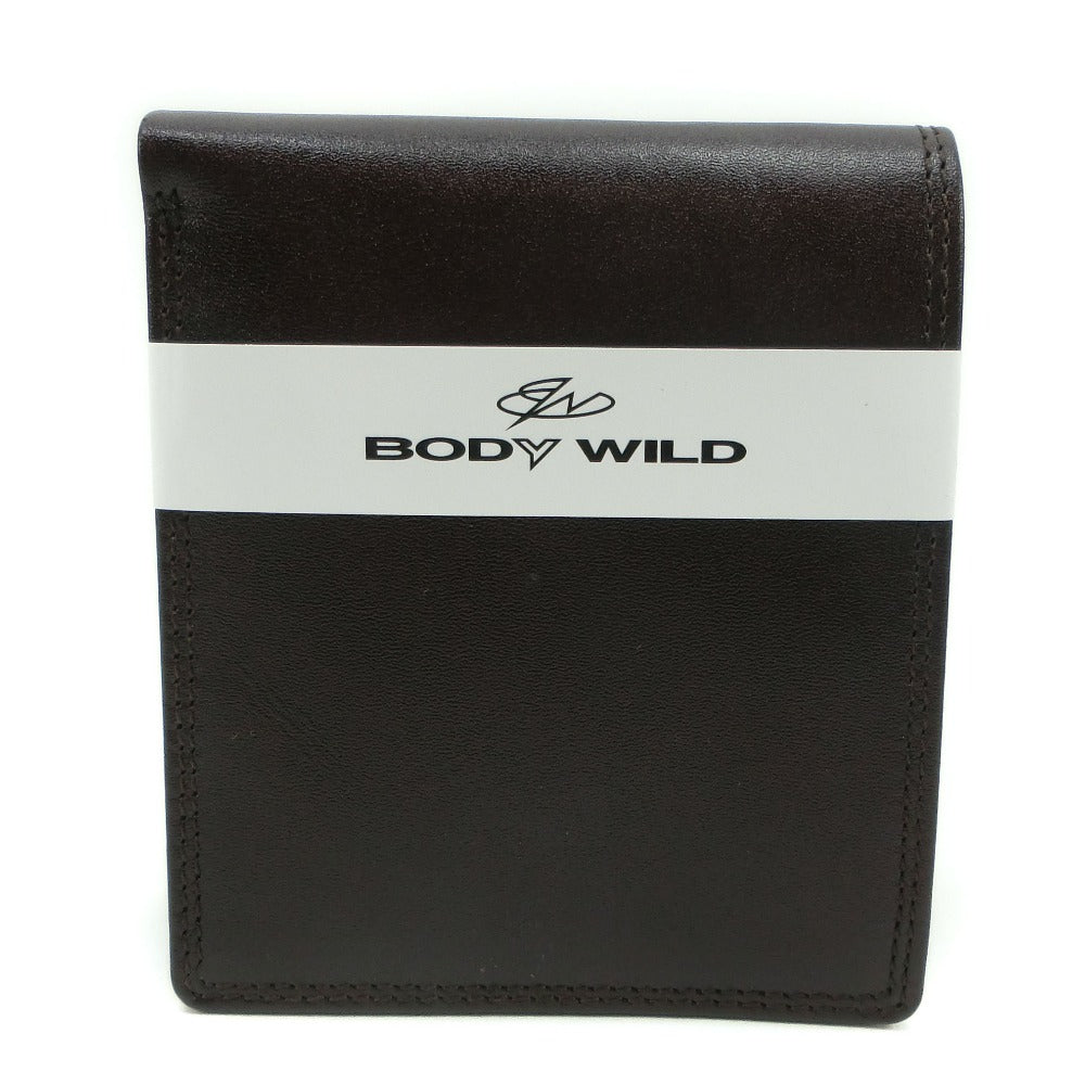 Body Wild Bifold Leather Wallet Brown