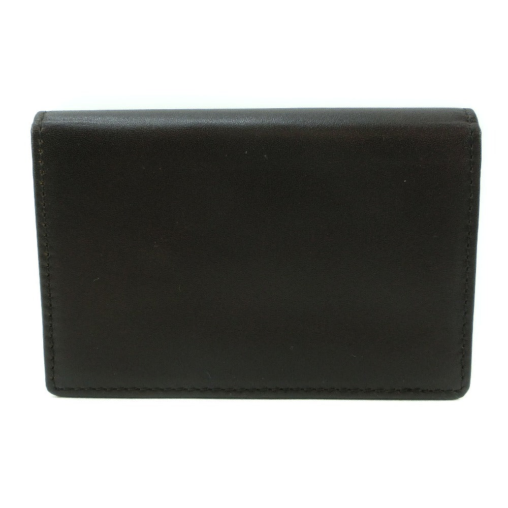 Kangol Leather Card Holder Brown