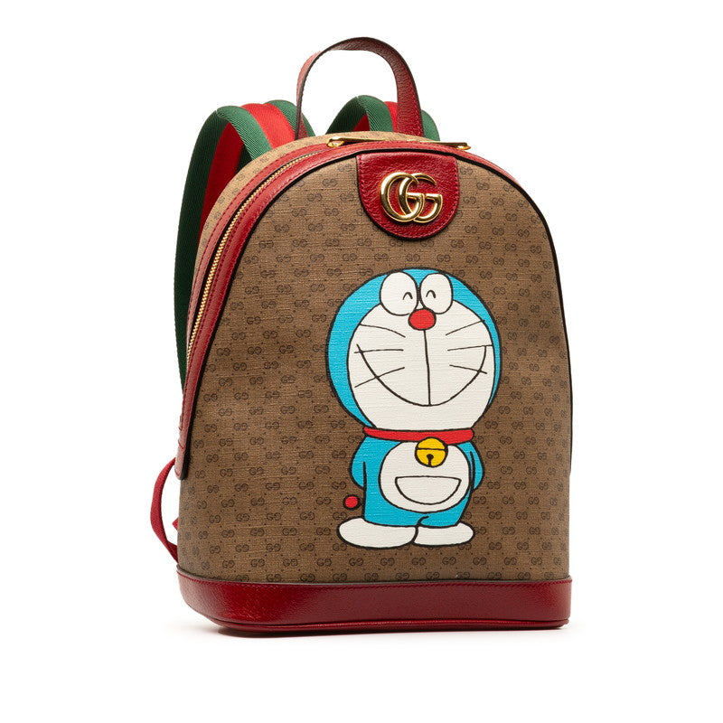 Gucci GG Supreme Doraemon Backpack  Canvas Backpack 647816 in Good condition