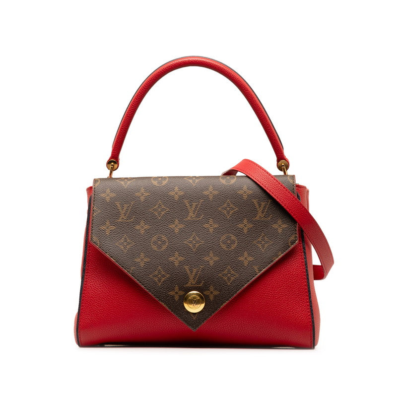 Louis Vuitton Double V Canvas Handbag M54624 in Good condition