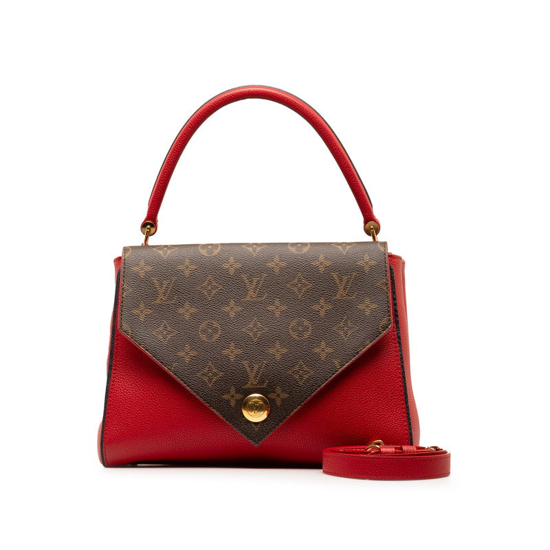 Louis Vuitton Double V Canvas Handbag M54624 in Good condition