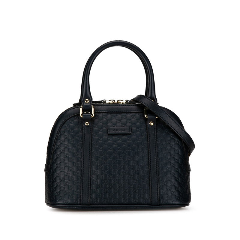 Gucci Microguccissima Leather Mini Dome Bag Leather Handbag 449654 in Good condition