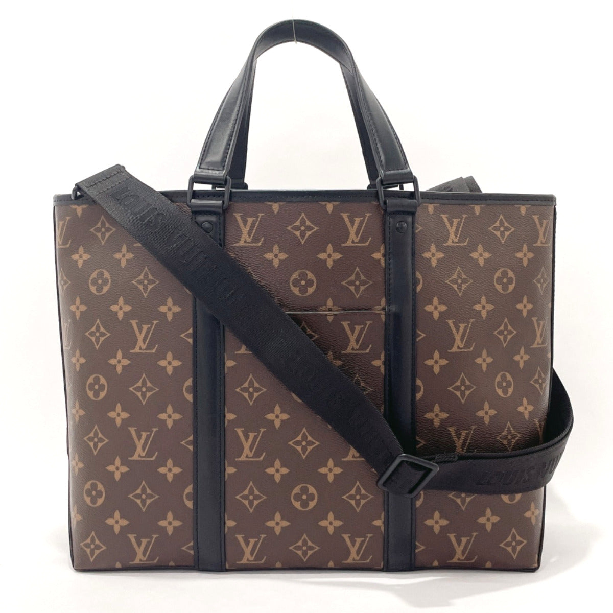 Louis Vuitton Weekend Tote PM Canvas Tote Bag M45734 in Very Good Condition