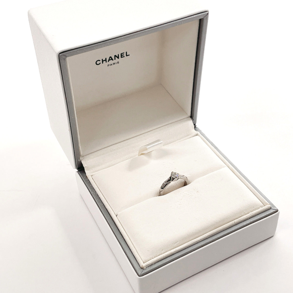 Chanel Platinum Diamond Ring