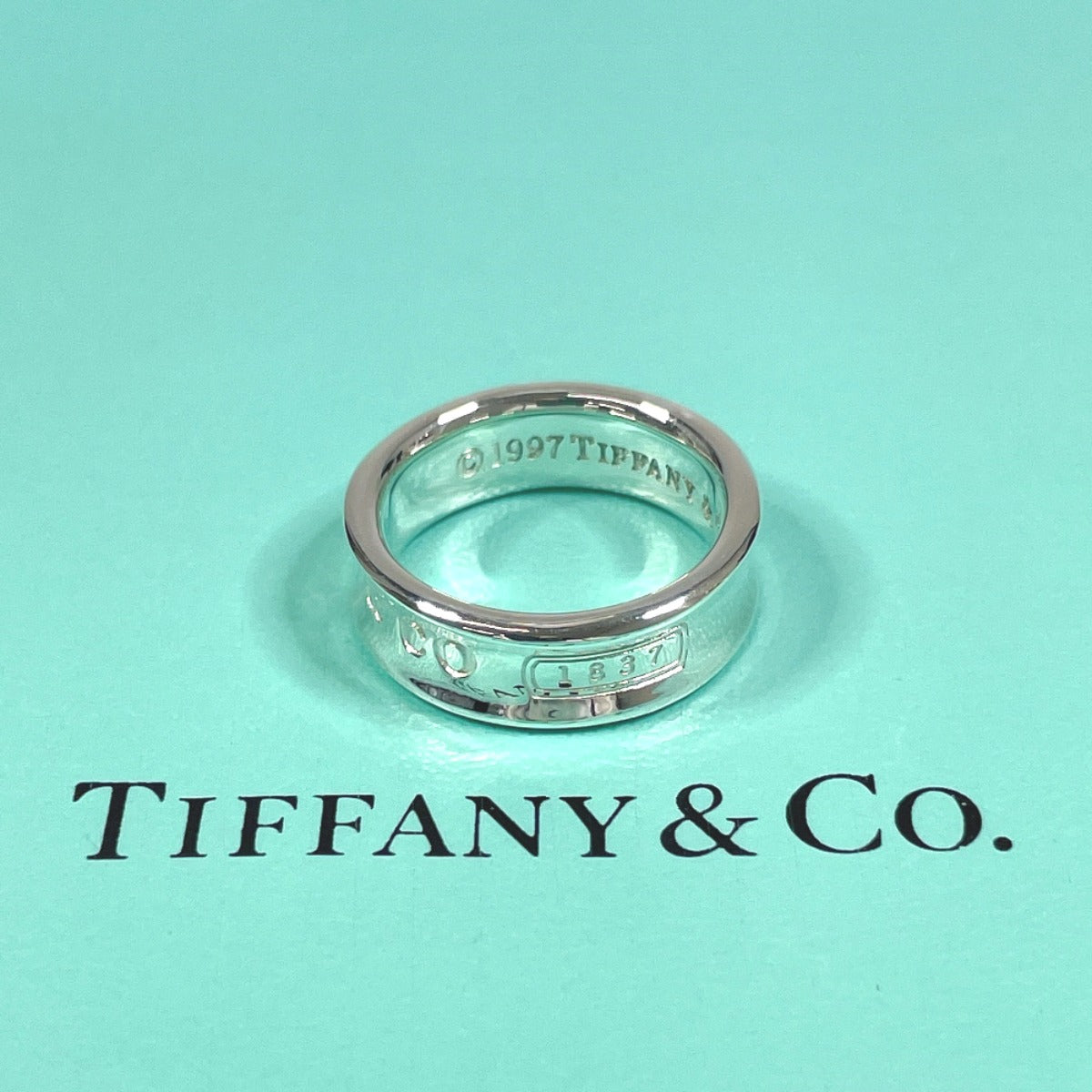 Tiffany & Co Silver 1837 Ring