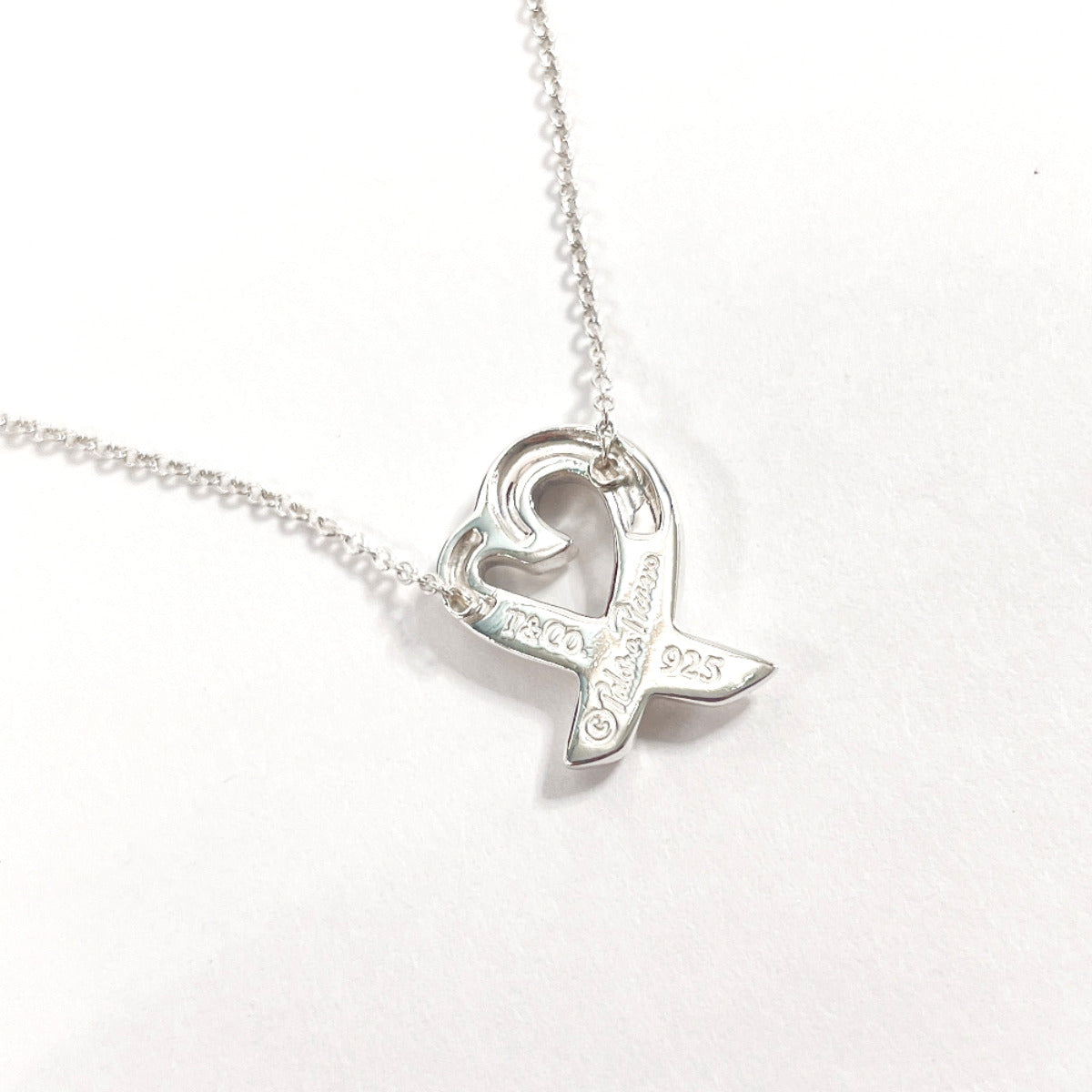 Tiffany & Co Loving Heart Necklace Silver 925