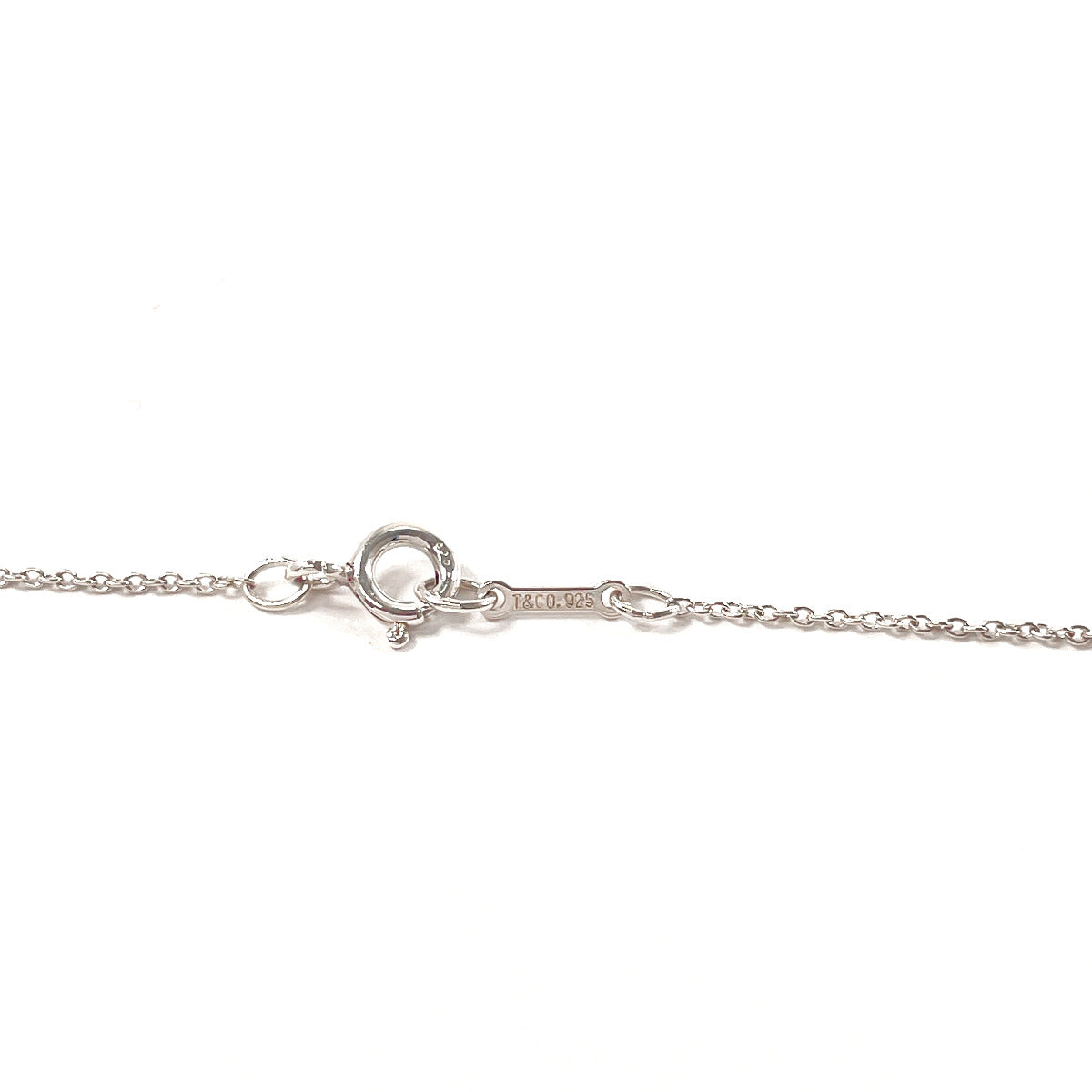 Tiffany & Co Silver Double Loop Elsa Peretti Necklace