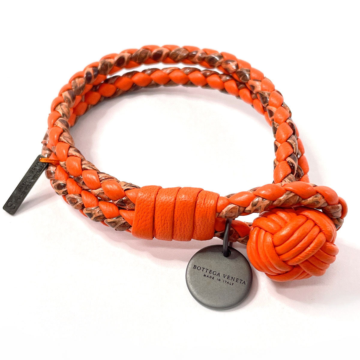 Bottega Veneta Leather Intrecciato Bracelet