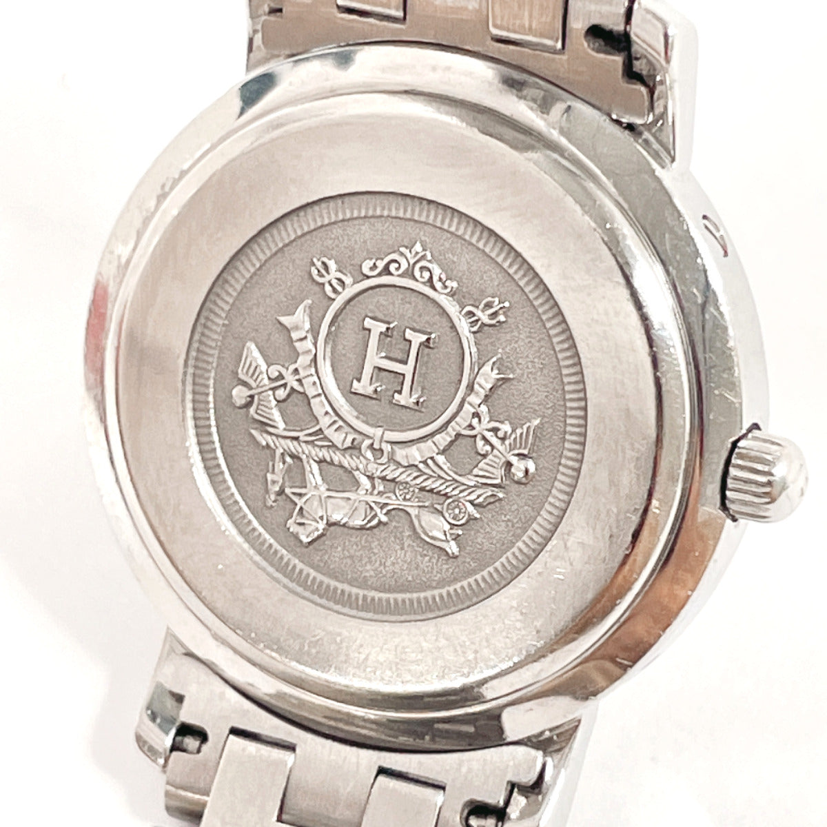 Hermes Clipper CL4.210 Quartz Watch Stainless Steel