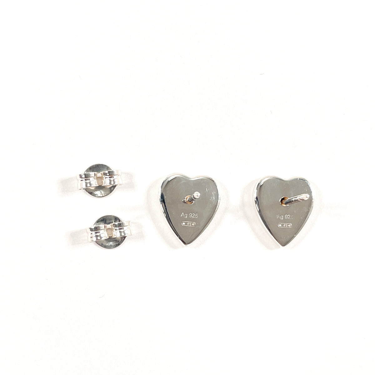 Gucci Silver 925 Heart Earrings