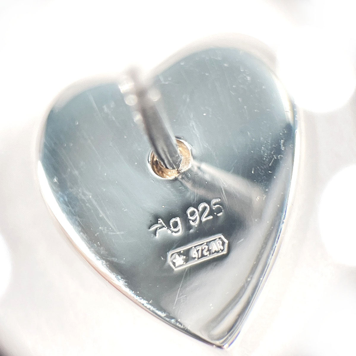 Gucci Silver 925 Heart Earrings