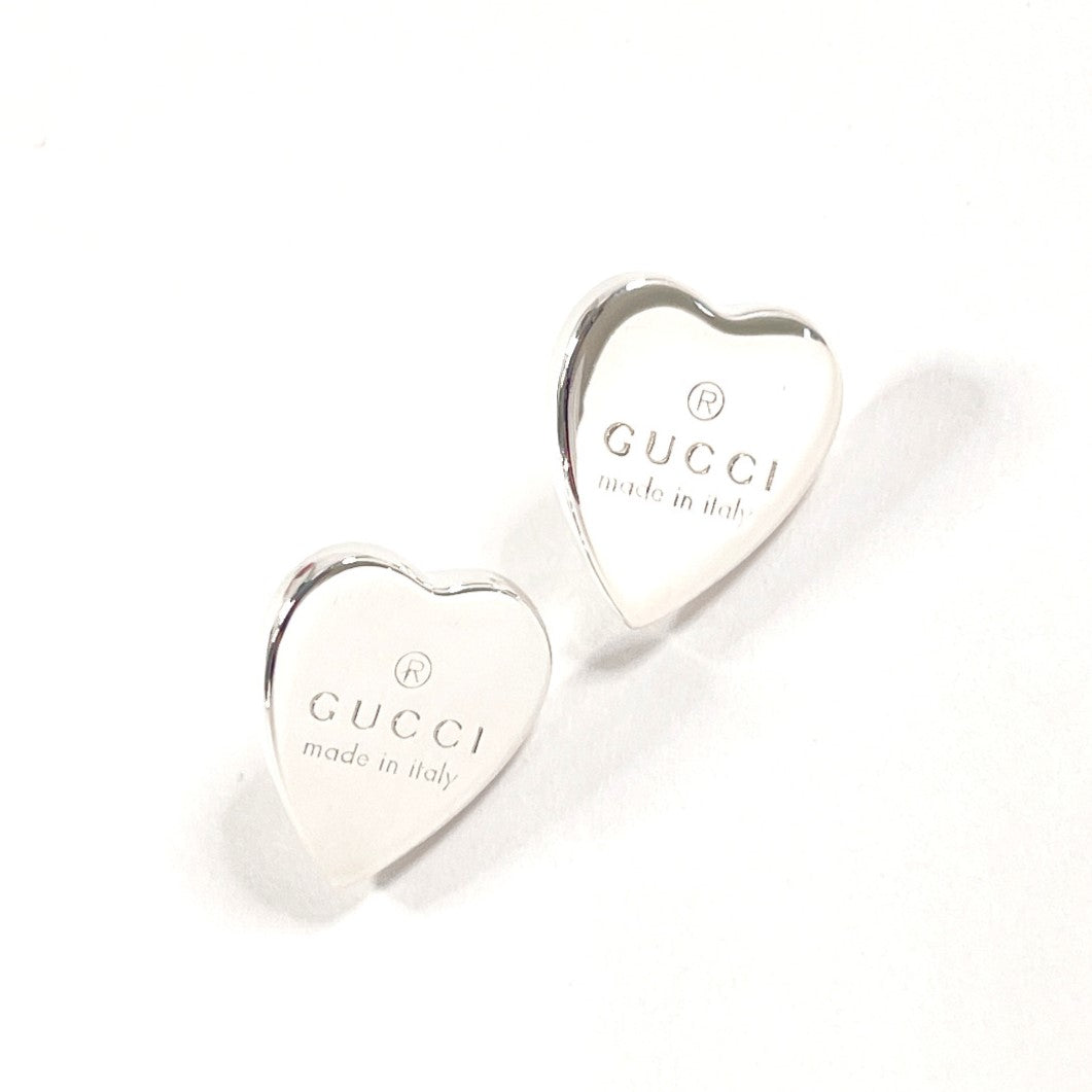 Gucci Silver 925 Heart Earrings