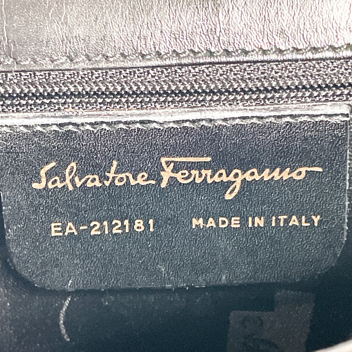 Salvatore Ferragamo Gancini 2WAY Leather Handbag