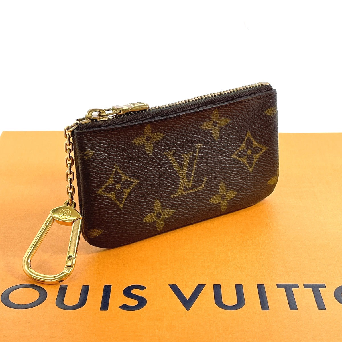 Louis Vuitton Monogram Canvas Pochette Cle Key Holder