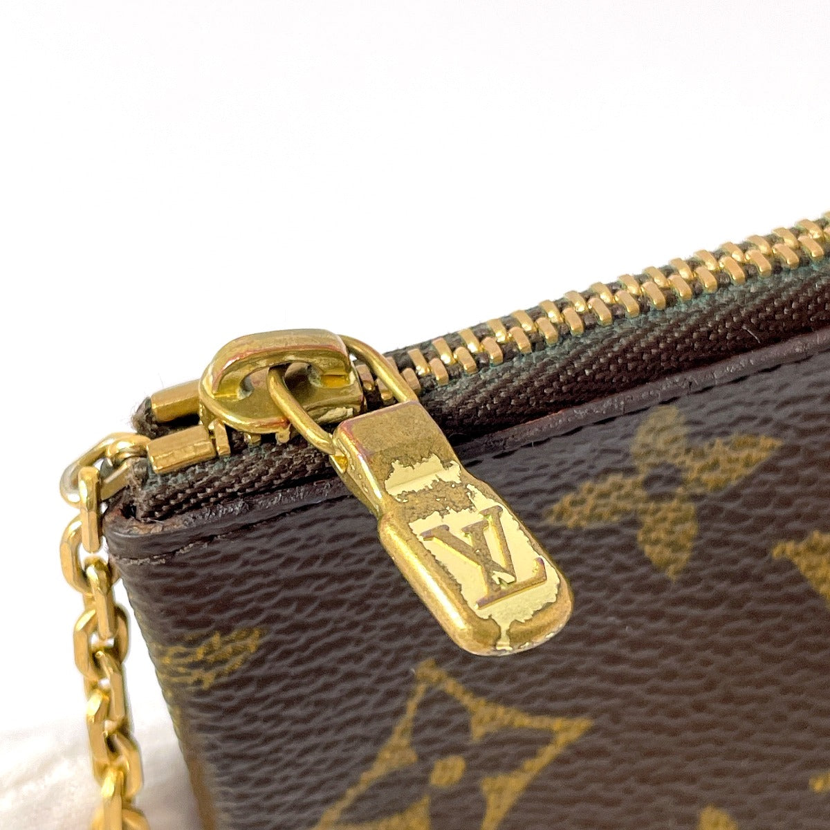 Louis Vuitton Monogram Canvas Pochette Cle Key Holder