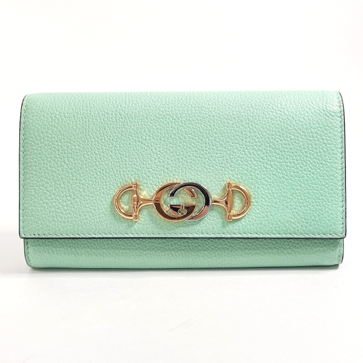 Gucci Zumi Leather Long Wallet 573612