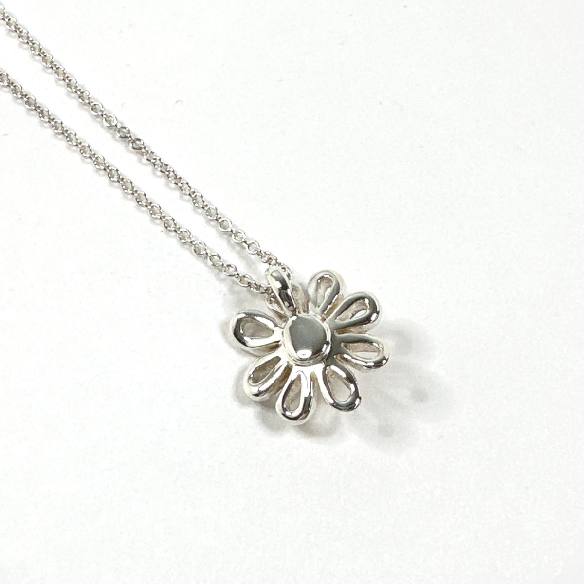 Tiffany & Co Daisy Flower Necklace Silver 925/K18 Gold