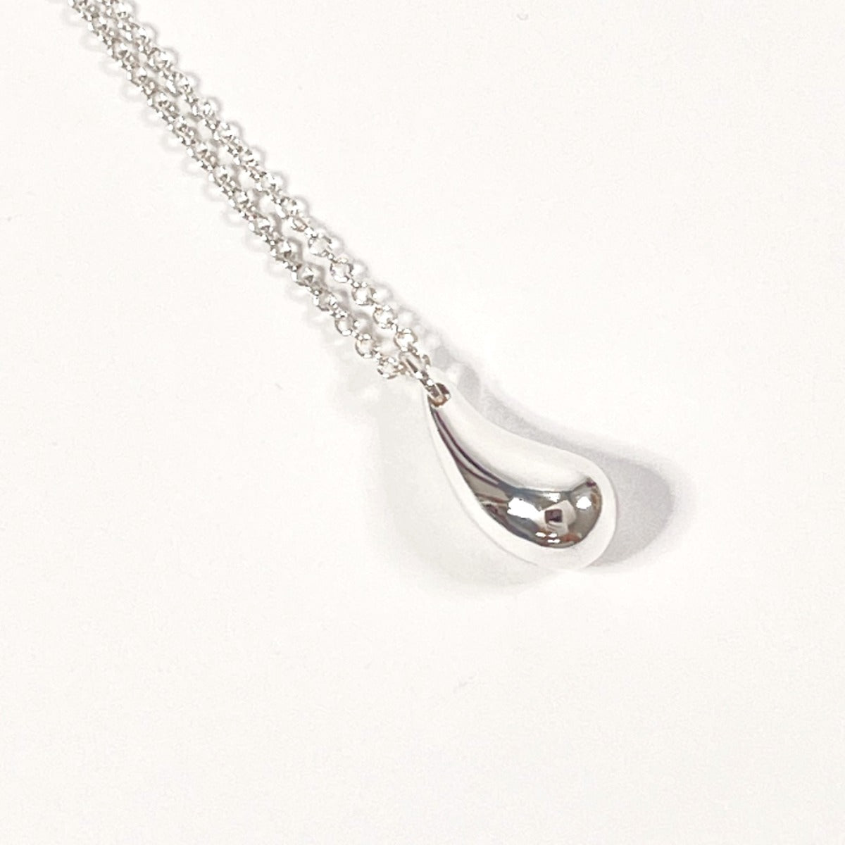 Tiffany & Co Teardrop Elsa Peretti Silver Necklace