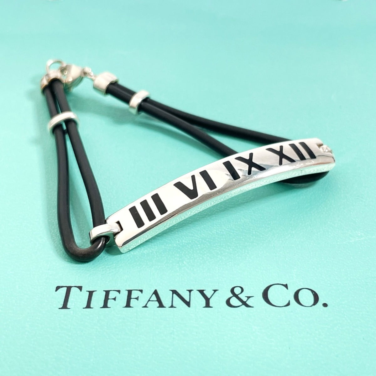 Tiffany & Co Silver 925 Atlas Bar Bracelet