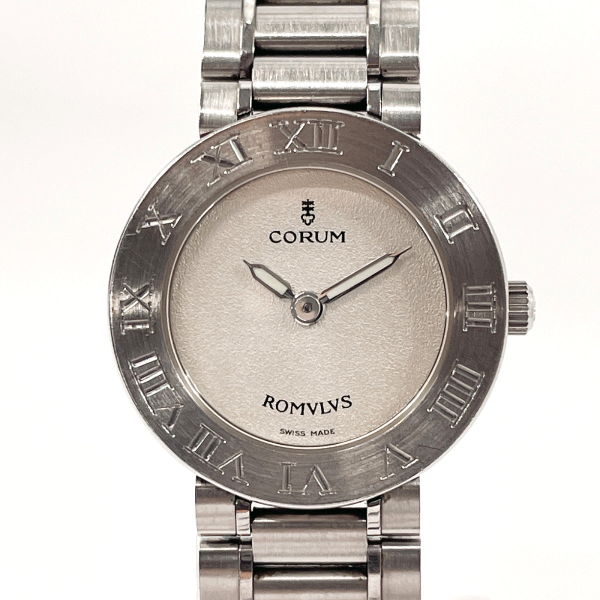 CORUM Romvlvs Quartz Watch Stainless Steel