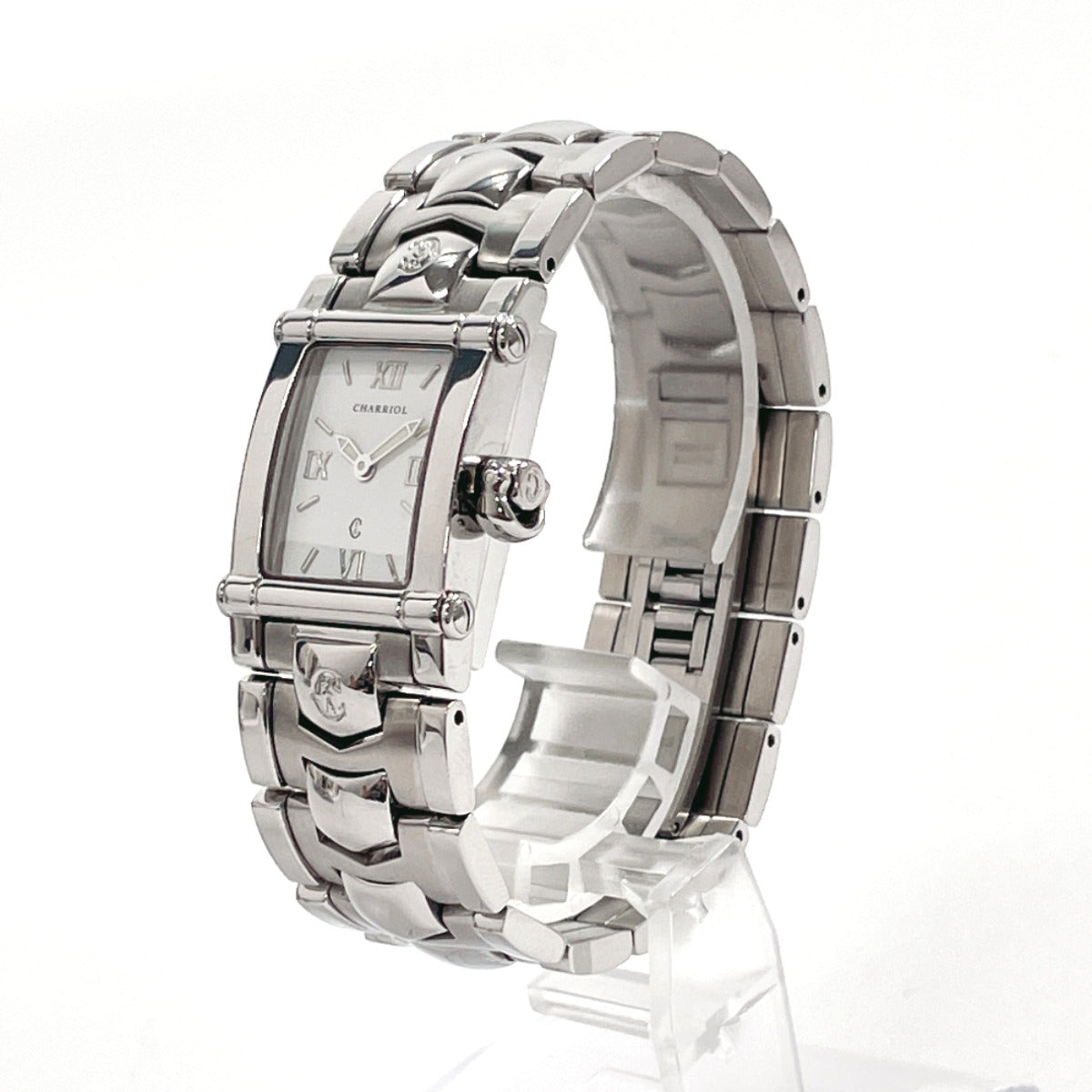 Philippe Charriol Columbus Quartz Watch Stainless Steel