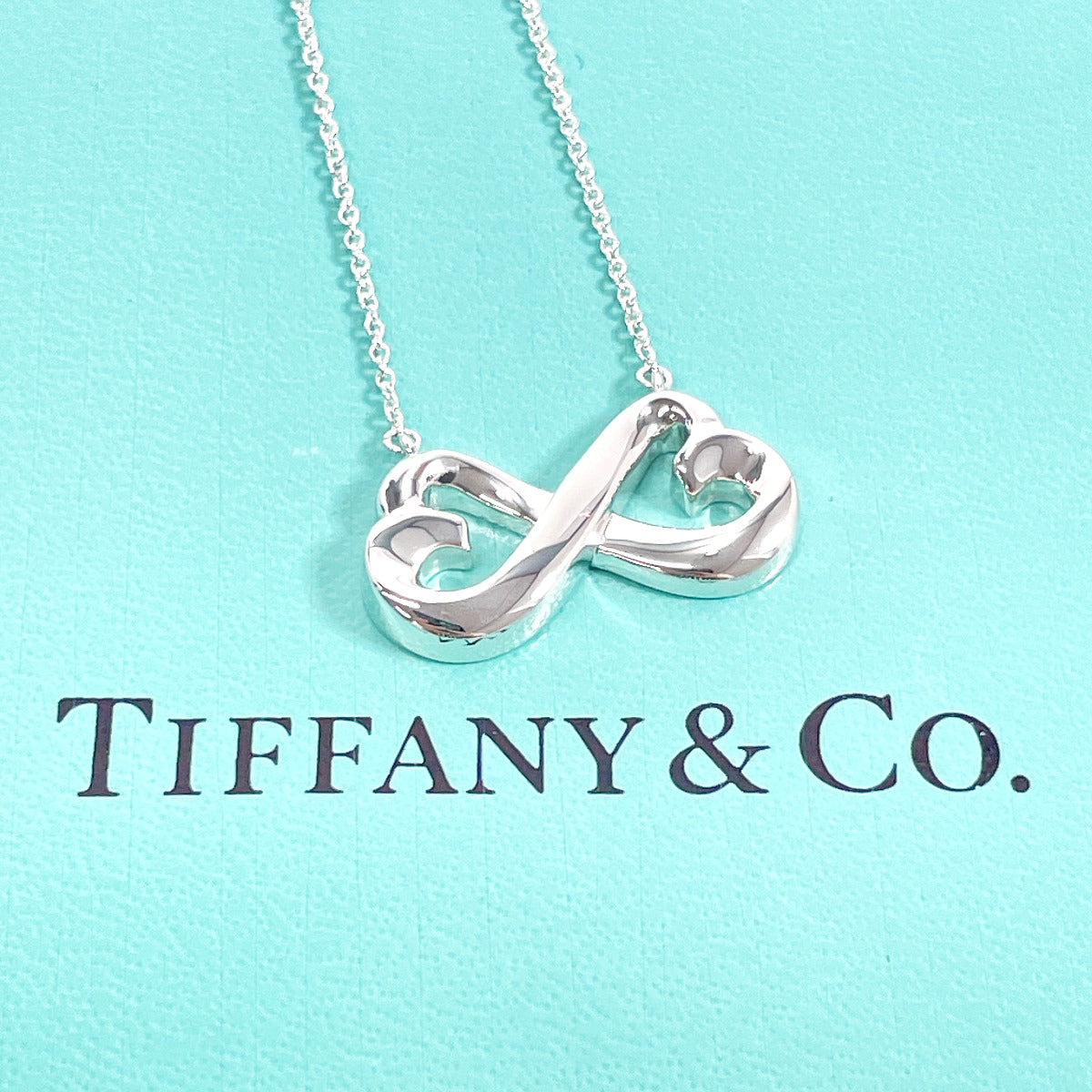 Tiffany & Co Silver Infinity Necklace