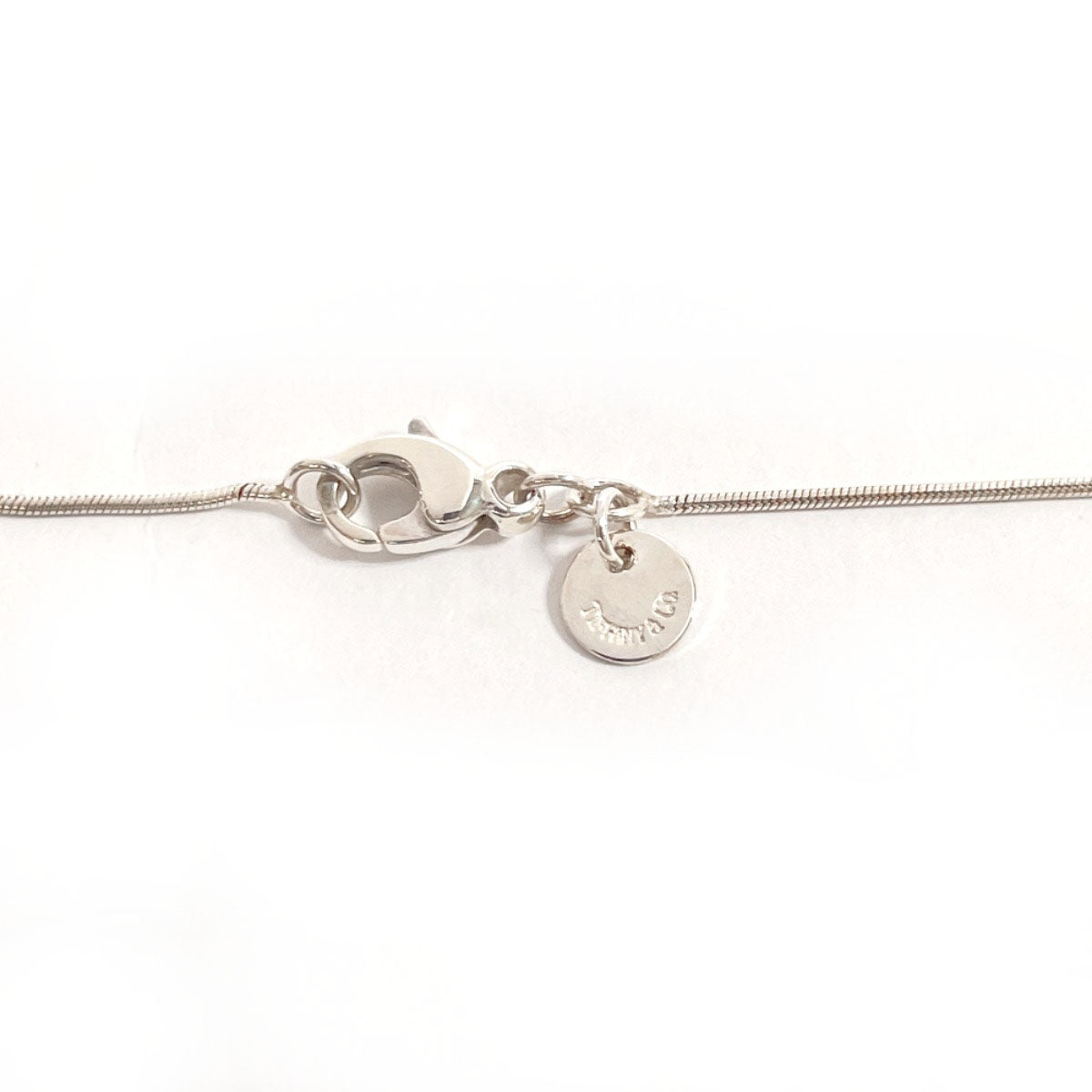 Tiffany & Co Silver 925 Heart Snake Chain Necklace