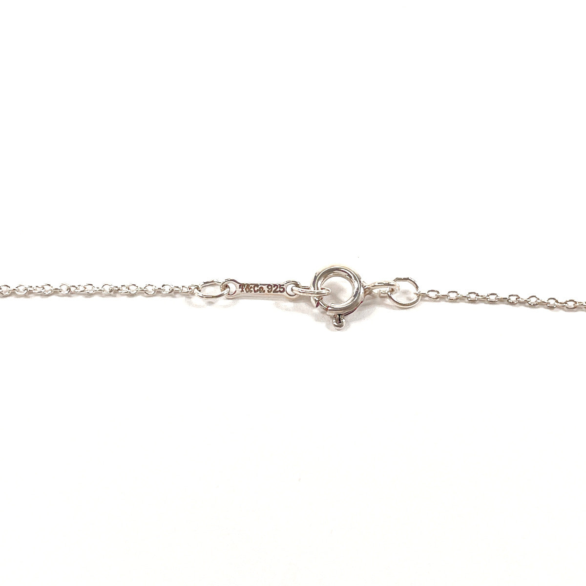 Tiffany & Co Loving Heart Diamond Necklace Silver