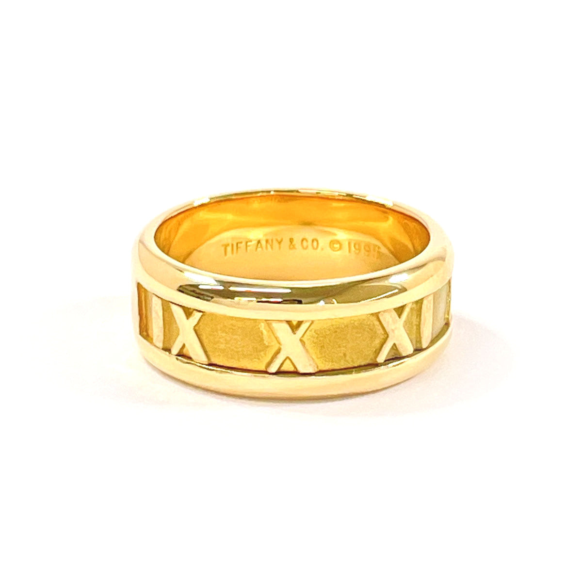 Tiffany & Co Atlas Ring K18 Yellow Gold