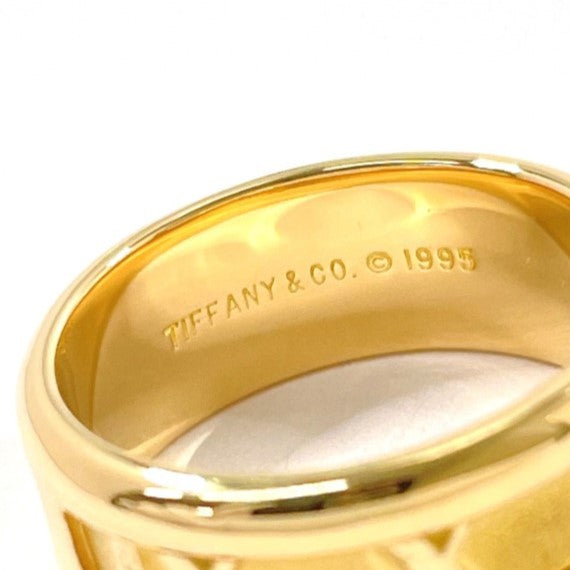 Tiffany & Co Atlas Ring K18 Yellow Gold