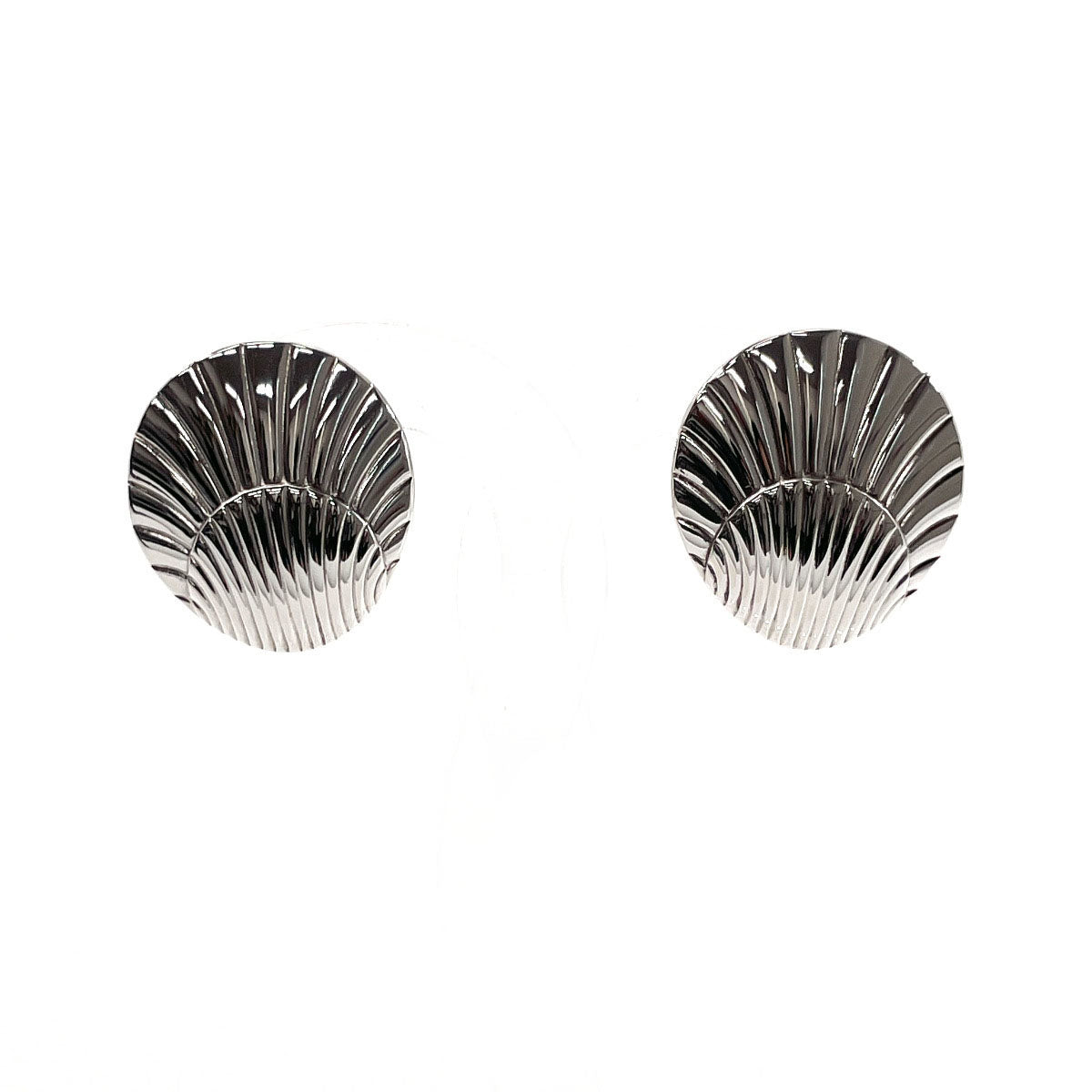 Georg Jensen Silver 925 Shell Motif Earrings